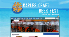 Desktop Screenshot of naplescraftbeerfest.com